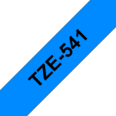 Brother TZ-541 szalag - eredeti (fekete nyomtatás / kék háttér)