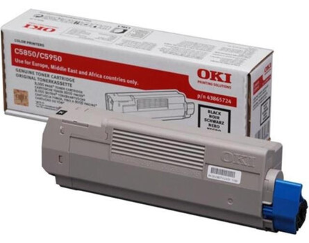 OKI 43865724 toner - eredeti (fekete)