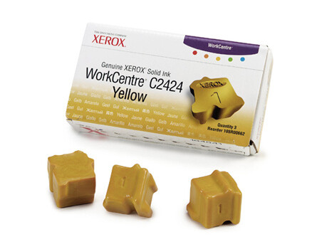 Szilárd tinta (viasz) Xerox 108R00662 - Eredeti (sárga) (3 kocka)