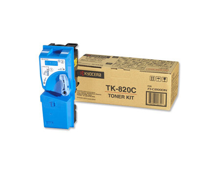 Kyocera TK-820C toner - eredeti (cián)