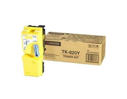 Kyocera TK-820Y toner - eredeti (sárga)