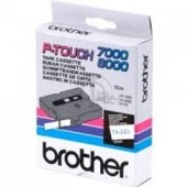Brother TX-233 szalag - eredeti (kék nyomtatás / fehér háttér)