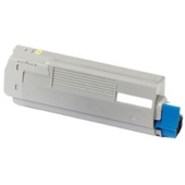 Toner OKI 43381905 kompatibilis (sárga)