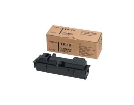 Kyocera Mita FS-1018MFP, 1118MFP, 1020D, fekete, TK18, 7200s, toner, garanciális sütés