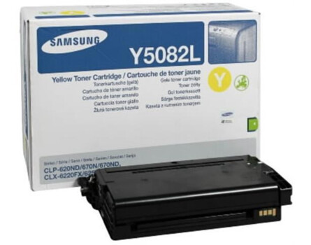 Festékkazetta Samsung CLT-Y5082L (sárga) - eredeti