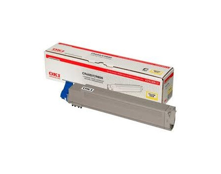 OKI 43837129 toner - eredeti (sárga)