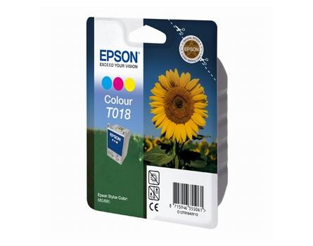 Tintapatron Epson Stylus Color 680, 685, C13T018401, színes, 1 * 37ml, 300