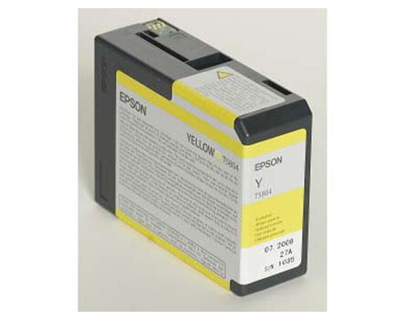 Epson T5804, C13T580400 (sárga) - eredeti