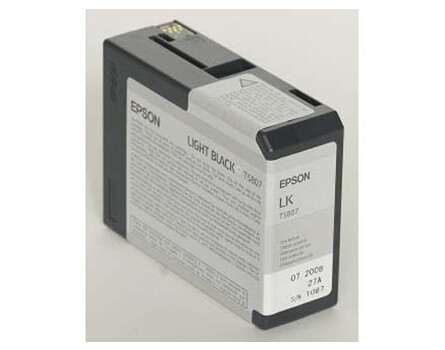 Epson T5807, C13T580700 (világos fekete) - eredeti
