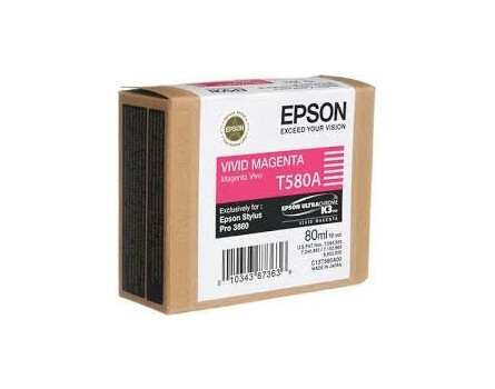Tintapatron Epson Stylus Pro 3800, C13T580A00, élénk bíborvörös, 80ml