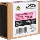 Epson Stylus Pro 3800 tintapatron, C13T580B00, élénk világos bíborvörös, 80ml