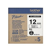 Brother HGE231V5 szalag - eredeti (fekete nyomtatás / fehér háttér)