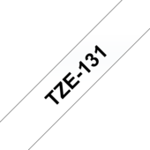 Brother TZ-131 szalag - eredeti (fekete nyomtatás / áttetsző)