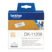Brother DK-11208 'papír / széles címek' (38x90 mm, 400 db)