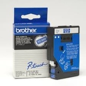 Brother TC-595 szalag - eredeti (fehér nyomtatás / kék háttér)