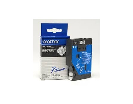 Brother TC-101 szalag - eredeti (fekete / áttetsző)