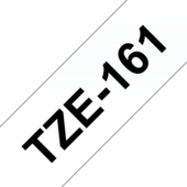 Brother TZ-161 szalag - eredeti (fekete nyomtatás / áttetsző)