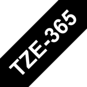 Brother TZ-365 szalag - eredeti (arany nyomtatás / fekete háttér)