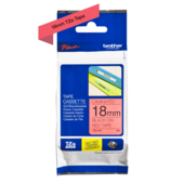 Brother TZ-441 szalag - eredeti (fekete nyomtatás / piros háttér)
