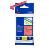 Brother TZ-431 szalag - eredeti (fekete nyomtatás / piros háttér)