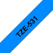 Brother TZ-E531 szalag - eredeti (fekete nyomtatás / kék háttér)