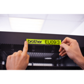 Brother TZ-C51 szalag - eredeti (fekete nyomtatás / sárga háttér)