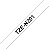 Brother TZE-N201 szalag - eredeti (fekete nyomtatás / fehér háttér)