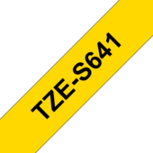 Brother TZ-S641 szalag - eredeti (fekete nyomtatás / sárga háttér)