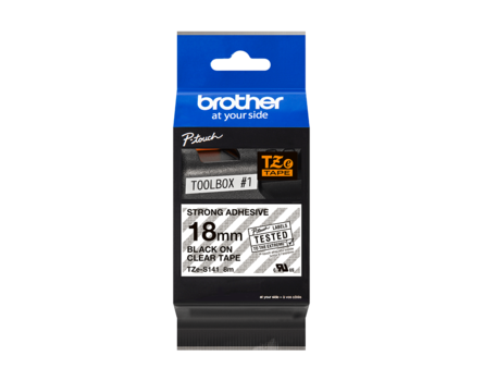 Brother TZ-S141 szalag - eredeti (fekete nyomtatás / áttetsző)