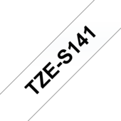Brother TZ-S141 szalag - eredeti (fekete nyomtatás / áttetsző)