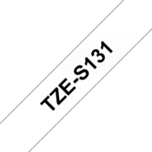 Brother TZ-S131 szalag - eredeti (fekete nyomtatás / áttetsző)