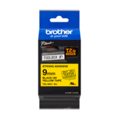 Brother TZ-S621 szalag - eredeti (fekete nyomtatás / sárga háttér)