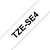 Brother TZ-SE4 szalag - eredeti (fekete nyomtatás / fehér háttér)