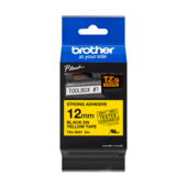 Brother TZ-S631 szalag - eredeti (fekete nyomtatás / sárga háttér)
