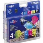 Brother LC-1000VALBP többcsomagos magazinok - eredeti (fekete, cián, bíbor és sárga)